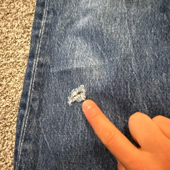 Vintage Levis 501 Jeans Mens 42x34 Blue Button Fly Original Made In USA 1980s‎ *
